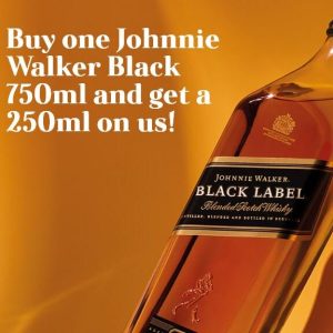 Buy one Black Label 750ML & get free 250ML