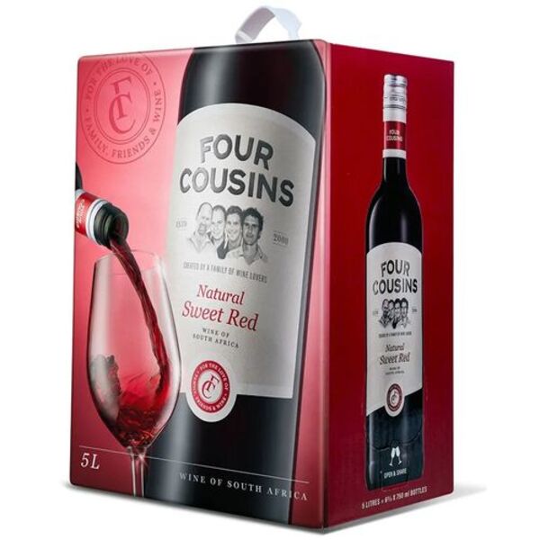 Buy Four Cousins Sweet Red 5L online in Nairobi