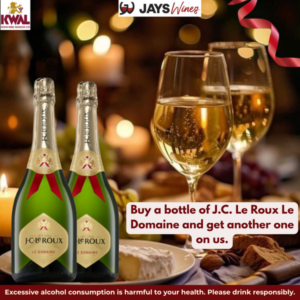 BUY J.C. LE ROUX LE DOMAINE 750ML AND GET ANOTHER ONE ON US