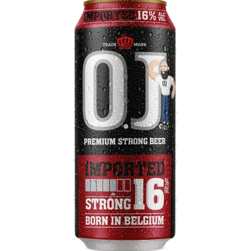 O.J Beer 16% can