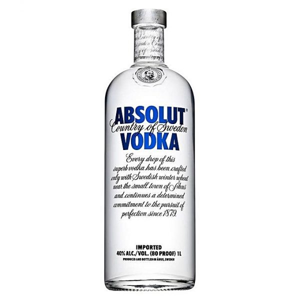 absolut vodka blue 750ml