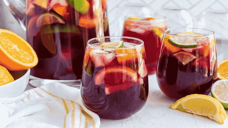 Red Wine Sangria Cocktail