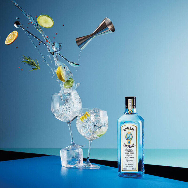 Bombay Sapphire gin is a uniquely perfumed gin. It is a dry gin that contains no artificial ingredients. Bombay is distinguished by ten hand-selected exotic botanicals. It has a unique soft flavour profile and a more floral taste and aroma than other gins.