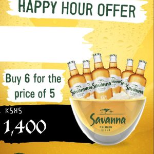 Buy 6 Savanna Cider For The Price of 5 online in Nairobi