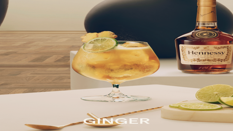 Hennessy VS Ginger Cocktail